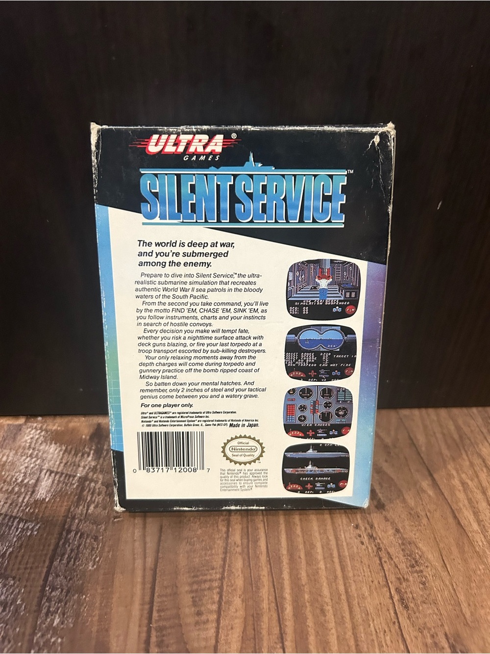 Silent Service NES With Box - Picture 3 of 7